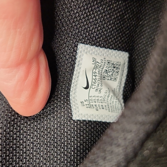 Nike Alpha Menace Pro 3 Football Cleats Black and Royal NWOB Men's 11.5 - Picture 8 of 8